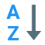 Сортировка по алфавиту icon