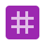 Hashtag 2 icon