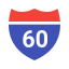 Panneau Route icon