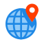 Localização mundial icon