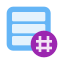 Flux d'activité avec hashtag icon