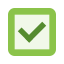 Ausgefüllte Checkbox icon