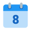 Calendário 8 icon