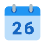 カレンダー26 icon