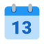 Calendar 13 icon