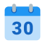 Kalender 30 icon