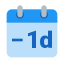 减1天 icon