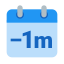 Минус 1 месяц icon