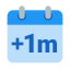 Mais 1 mês icon