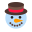 Boneco de neve icon