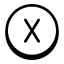 Circled X icon