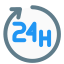 24h Service icon