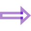 Pfeil: lang, rechts icon