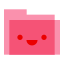 Dossier rose mignon icon