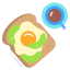 Avocado And Egg Toast icon