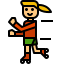 Kid Rollerblading icon