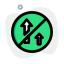 No overtaking allowed on a high speed road network icon