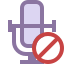 Microphone bloqué icon