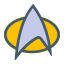 Símbolo de Star Trek Nova Geração icon