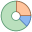 Graphique camembert icon