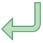 Down Left icon