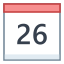 Calendrier 26 icon