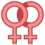 Два символа женского пола icon
