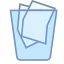 Papelera llena icon