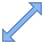 Redimensionar Diagonal icon