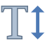 Texthöhe icon