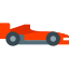 Macchina da corsa F1 vista laterale icon