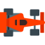 F1 Rennauto Vogelansicht icon