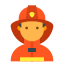 Hombre bombero icon