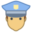 Poliziotto uomo icon