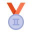 Олимпийская серебряная медаль icon