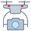 Drone con fotocamera icon