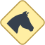 Horses Sign icon