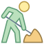 Trabajador de caminos icon