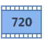 720p HD icon