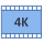 4K icon