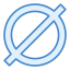 Symbole nul icon