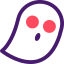 Flying ghost icon