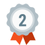 Second Place Ribbon icon