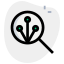 Integration search of nodes isolated on a white background icon