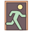 Notausgangsschild icon