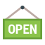 Open Sign icon