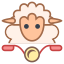 Sheep on Bike icon