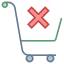 Clear Shopping Cart icon