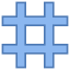 Großer Hashtag icon