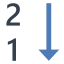 Tri numérique Inversée icon